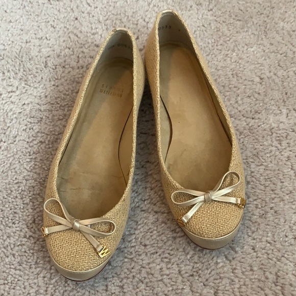 Stuart Weitzman Shoes - Stuart Weizmann Bow Ballet Flats